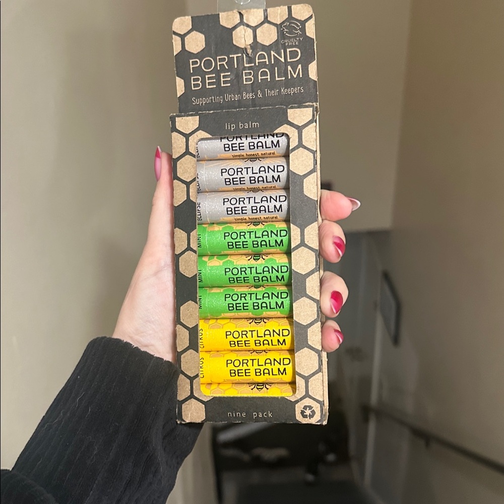 Portland Bee Balm Mixed 9 Pack Mint Yuzu Citrus Solar Eclipse
